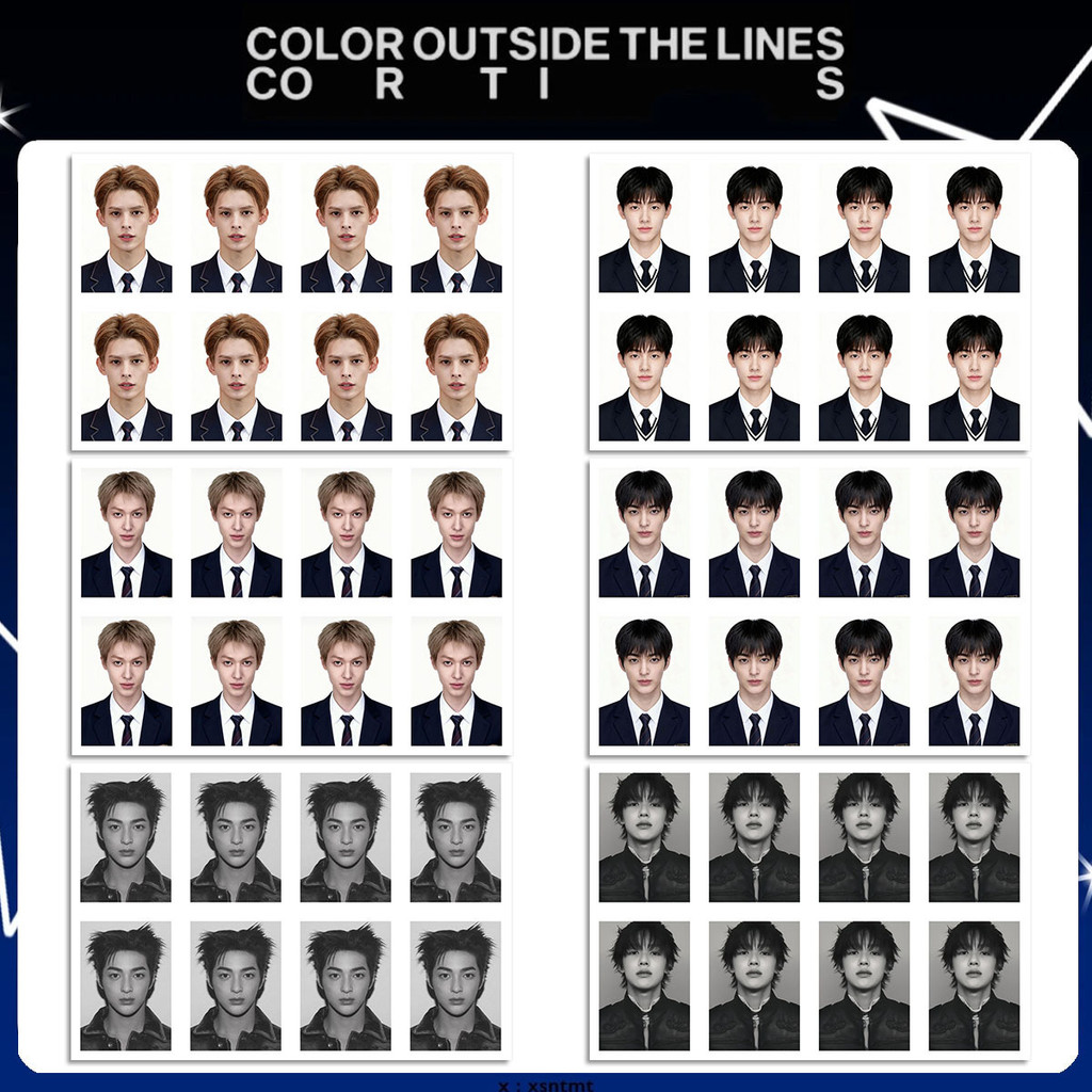 CORTIS สินค้าเอกสารภาพถ่าย 3 ซม.รูปถ่าย KEONHO Anganho SEONHEON Passport Photo 25.9.25