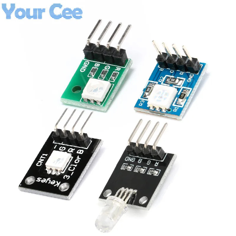 KY-016 KY-009 โมดูล RGB สีสัน 5050 SMD 3 สีไดโอด LED อิเล็กทรอนิกส์ DIY สําหรับ Arduino