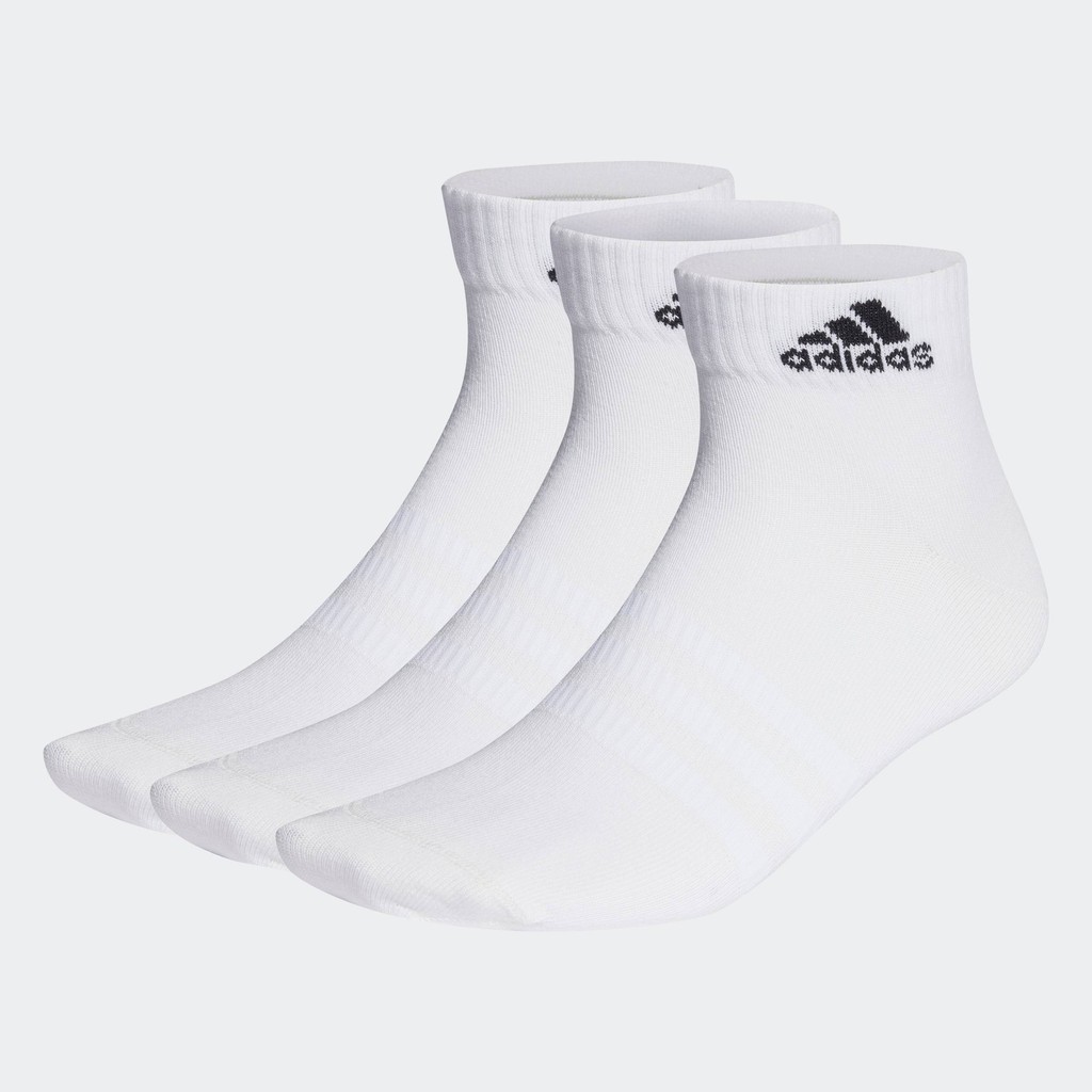 adidas Lifestyle Thin and Light Ankle Socks 3 Pairs Unisex White HT3468