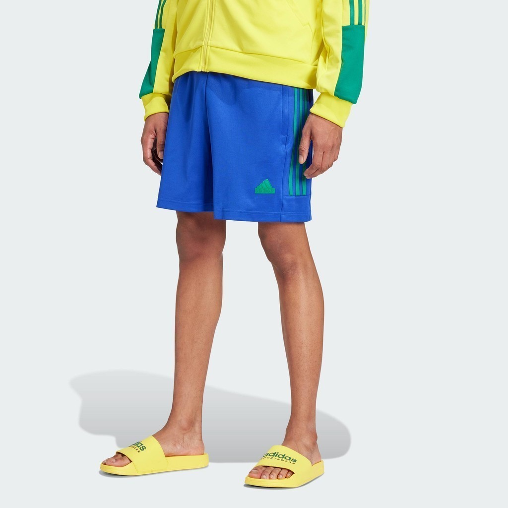 adidas ไลฟ์สไตล์ กางเกงขาสั้น House of Tiro Nations Pack ผู้ชาย สีน้ำเงิน IY2067