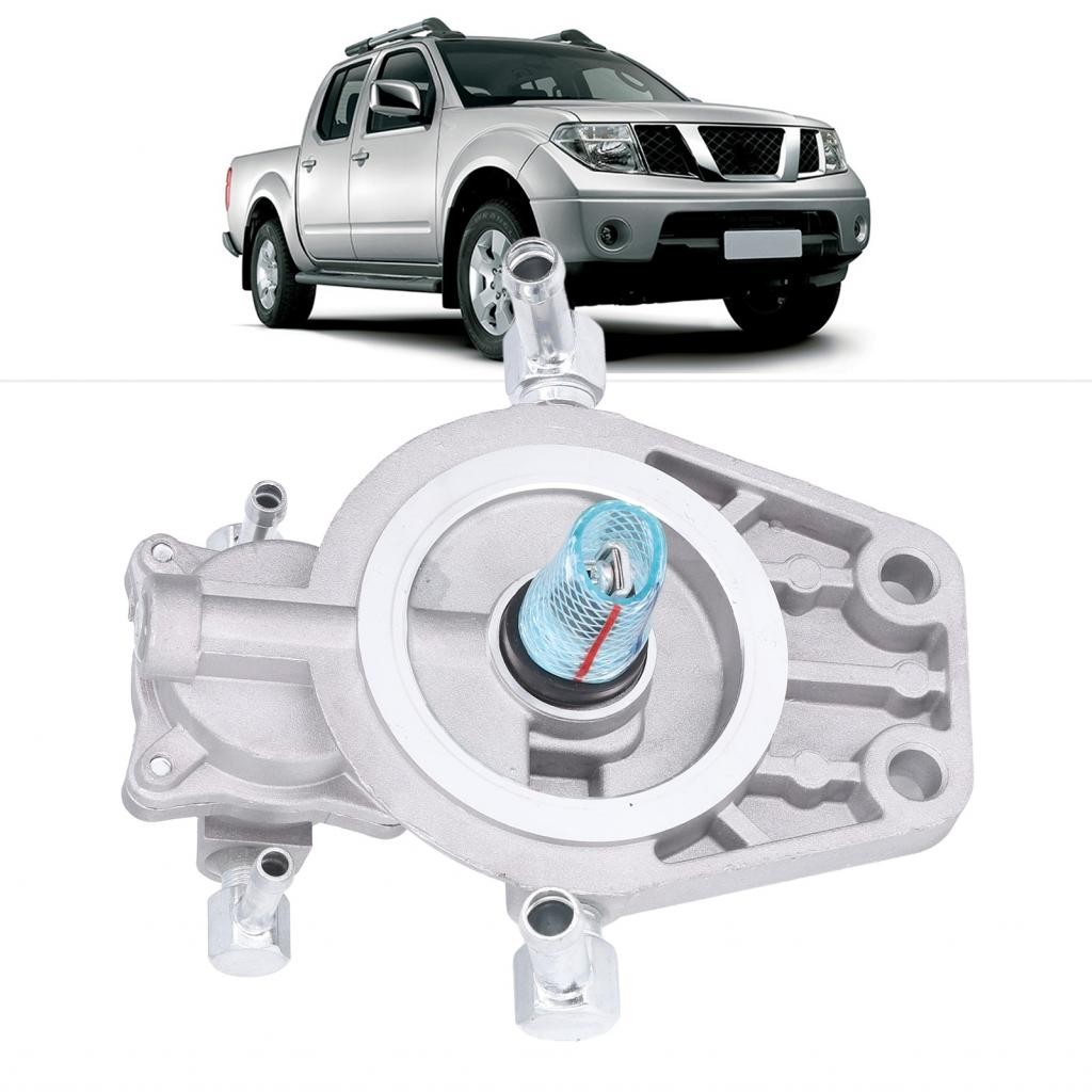 Seashorehouse การใช้กรองฐานยึด Primer ปั๊ม Fit สําหรับ D22 YD25DDTI 16401-VK511 อลูมิเนียมวัสดุ