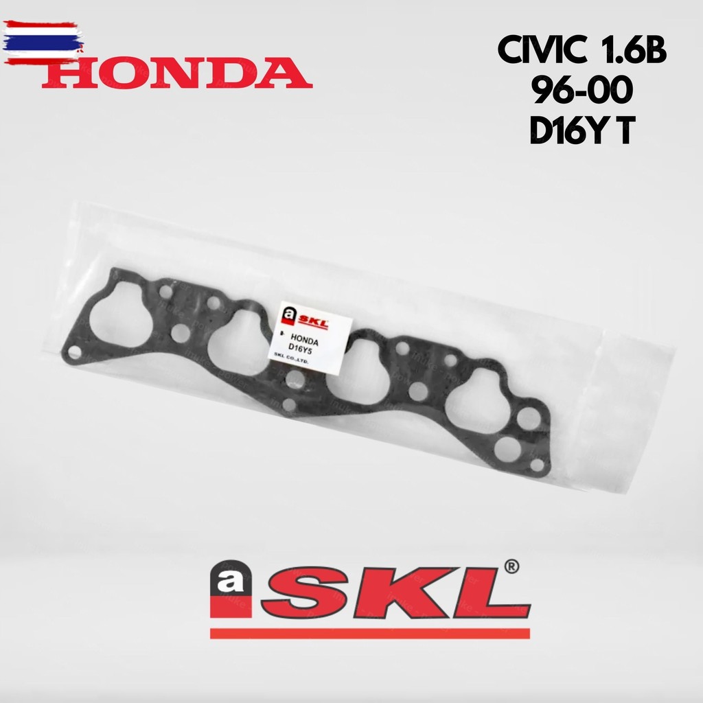 ปะเก็นไอดี ประเก็นไอดี HONDA CIVIC year 96-00 1.6B D16Y T 17105-P2A-014 ปะเก็น ฮอนด้า ซีวิค เครื่องย