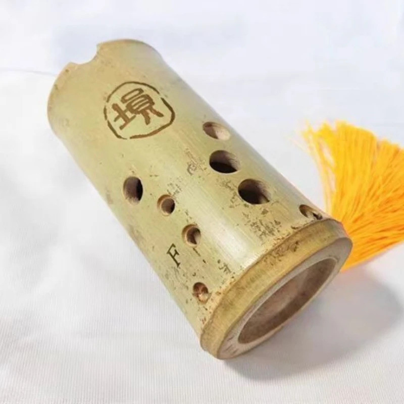 ไม้ไผ่ 10 หลุม Ocarina F/e Tone Professional เริ่มต้นผู้ใหญ่เครื่องปั้นดินเผาขลุ่ยแบบดั้งเดิมคลาสสิก