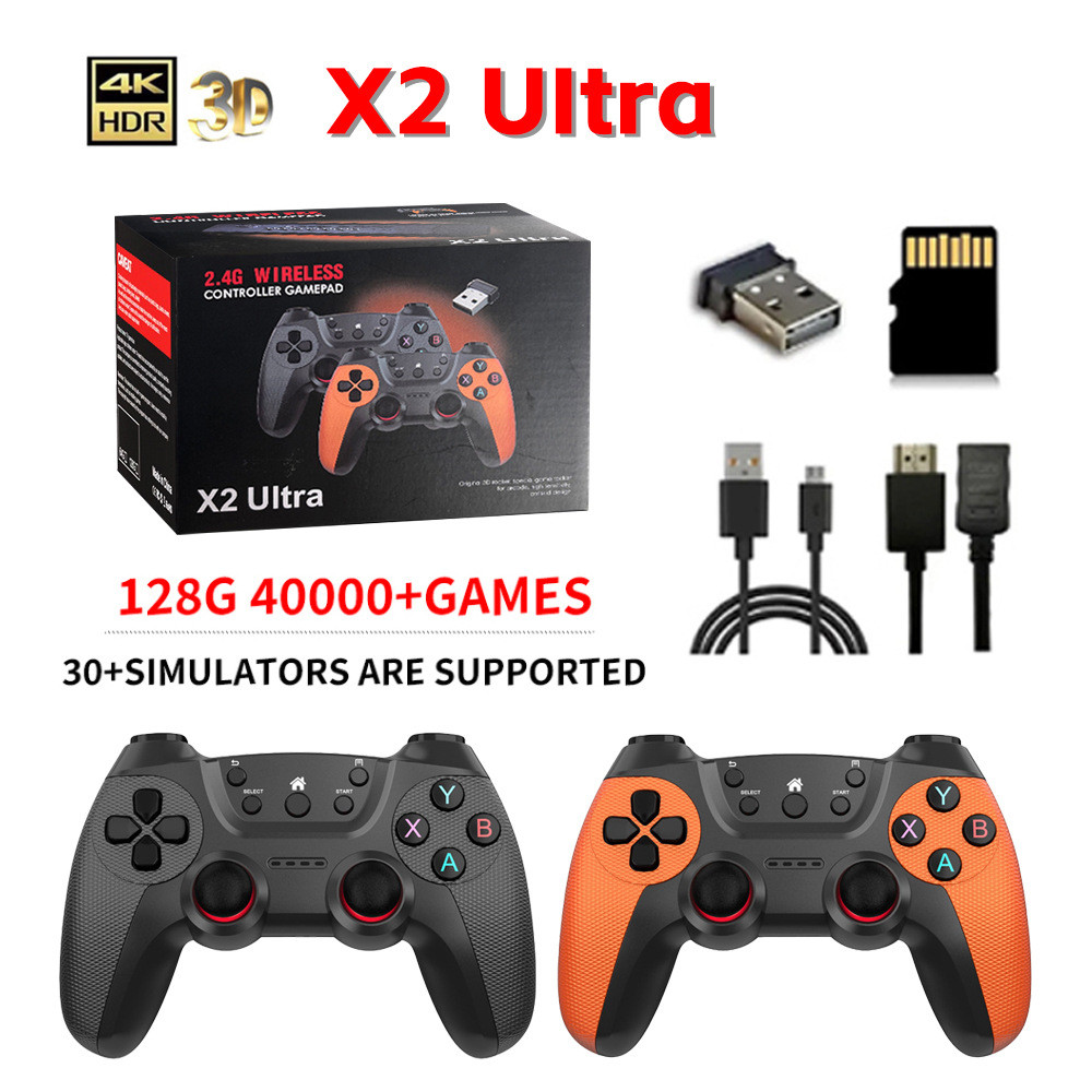 Global เข้มงวดเลือกสไตล์ใหม่ X2 ultra เกมคอนโซลไร้สาย HDMI X2 เกมคอนโซล Double Street