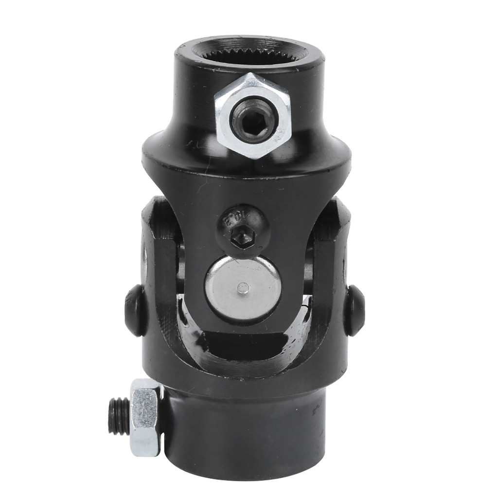 พวงมาลัยเพลา U Joint 3/4-36 Spline X 3/4in DD สําหรับเครื่องบด Levelers Fit สําหรับ Mustang (สีดํา)