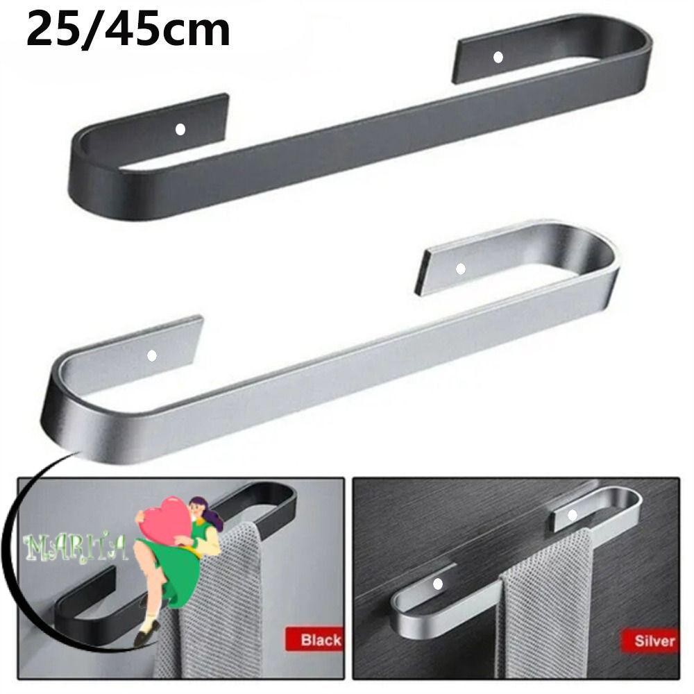 MARITA ราวแขวนผ้าเช็ดตัว Home Slipper Bracket Wall Mount Toilet Bathroom Bar