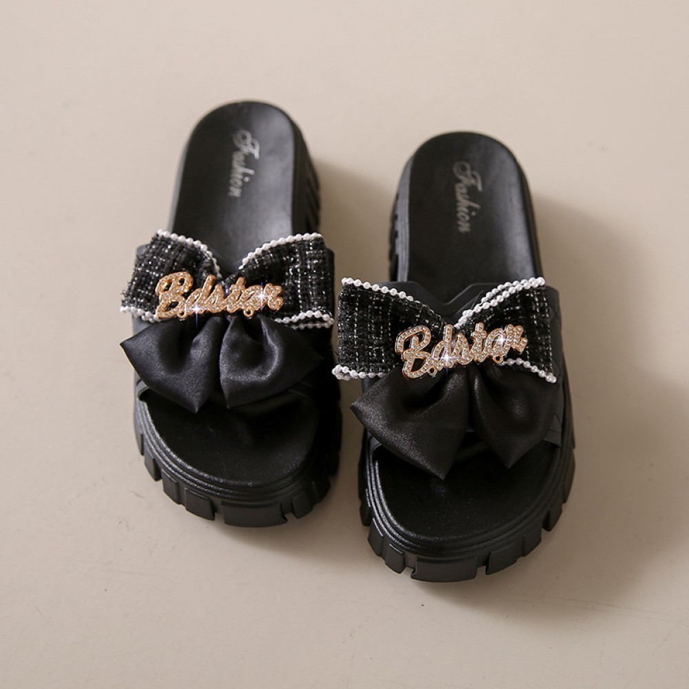 Women Shoes lyf รองเท้าแตะผู้หญิง-สีดำ GT 36 ✨sulphur289.th✨