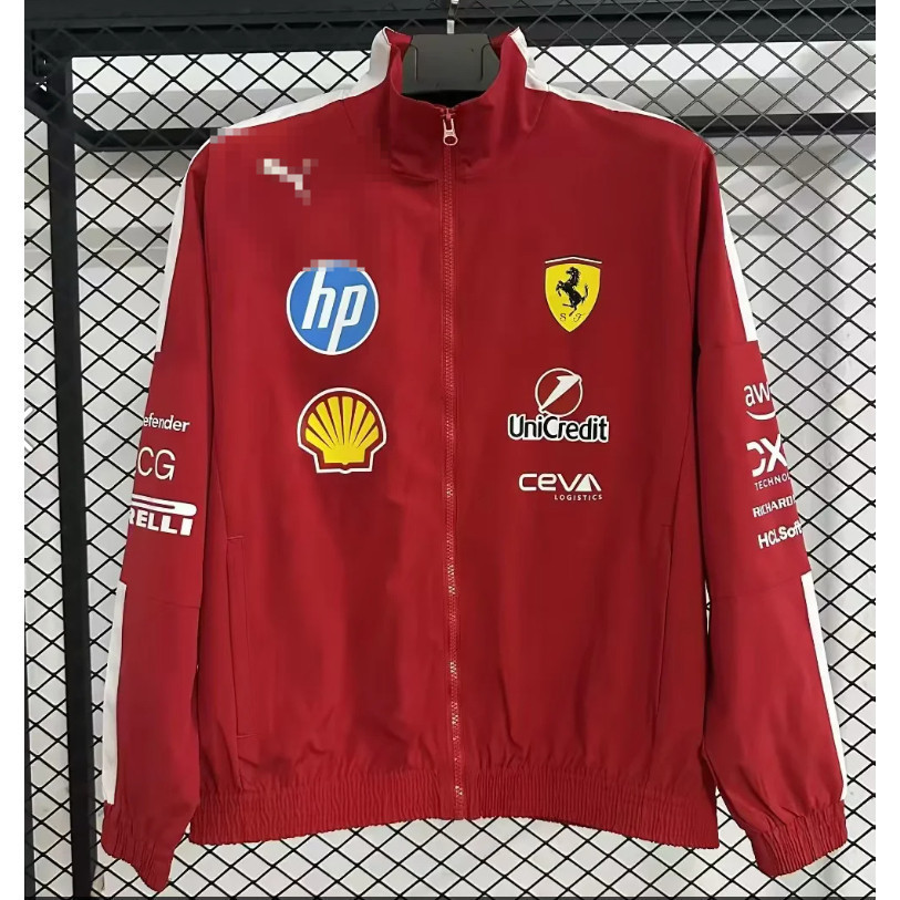 เสื้อฮู้ดและเสื้อโปโล Ferrari แบบ 1:1 จากทีม Scuderia Ferrari