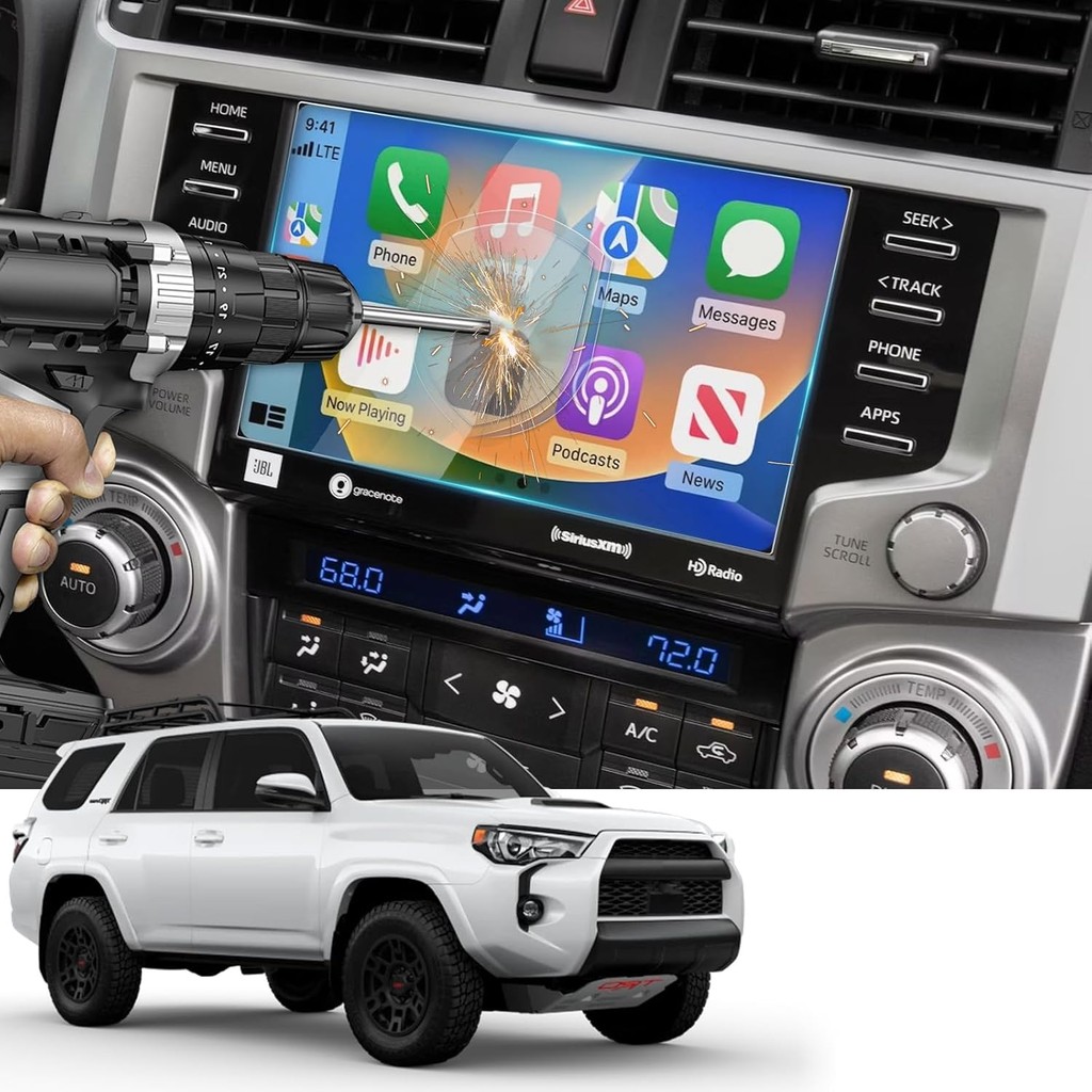 2020 2021 2022 2023 2024 4Runner ป้องกันหน้าจอสําหรับ Toyota 4Runner (SR5, SR5 Premium, TRD Sport, T