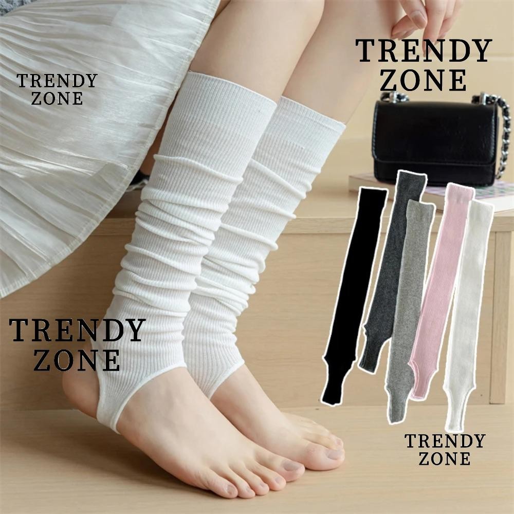 ถุงน่องสูงระบายอากาศได้จากyzone สำหรับผู้หญิง ผลิตจากผ้าฝ้ายบางเบา สีทึบ