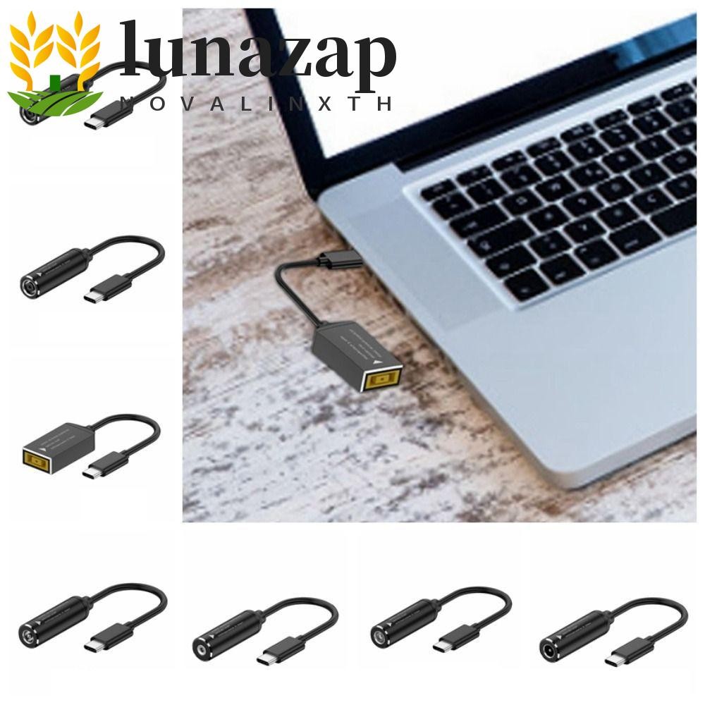LUNAZAP DC To Type-C สายชาร์จ PD Output PD 65W Type-C To DC Jack, ติดตั้งง่าย 5/9/20V 3A Transfer Fi