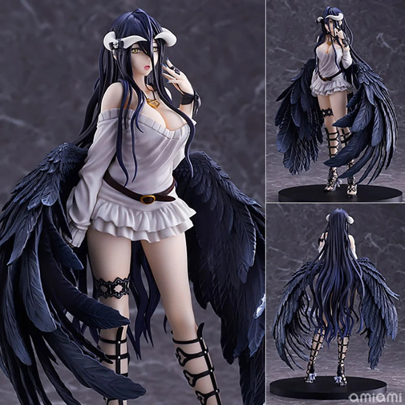 21 ซม.Overlord Albedo So-Bin อะนิเมะรูป Overlord III Albedo Action Figure Albedo ตุ๊กตา Ainz Ooal ชุ