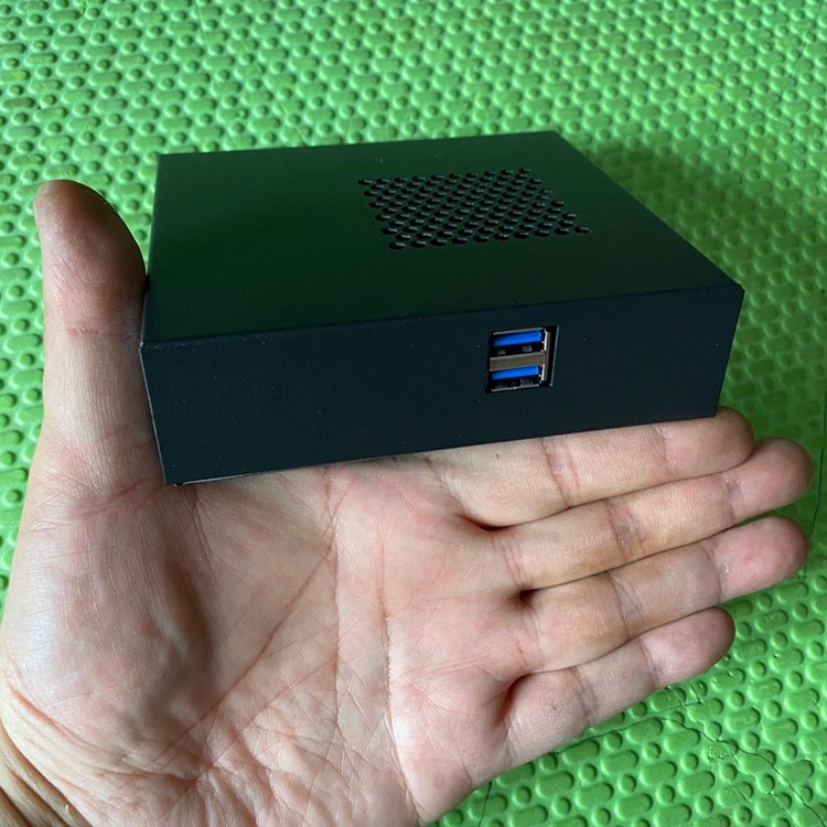 Dual Gigabit Mini Pocket ikuai โทรศัพท์เสมือน Mini x86 ซอฟต์แวร์ Router J3160 Quad-Core คอมพิวเตอร์ข