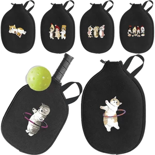 ไม้พิคเกิลบอล อุปกรณ์จัดเก็บ Pickleball Paddle bag ผ้าไนโอพรีน กระเป๋าซิป ป้องกันรอยขีดข่วน