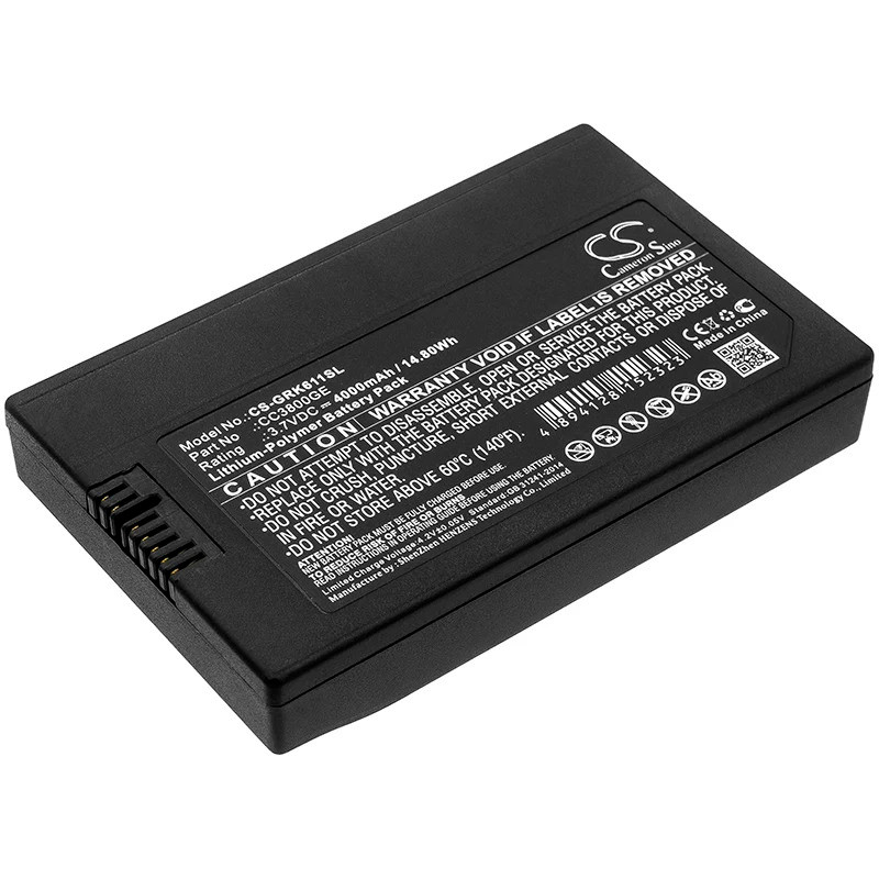 3.7V 4000mAh แบตเตอรี่ CC3800GE สําหรับ GE Druck DPI 611, DPI 612, DPI 612 Flex , DPI611 DPI612 + เค