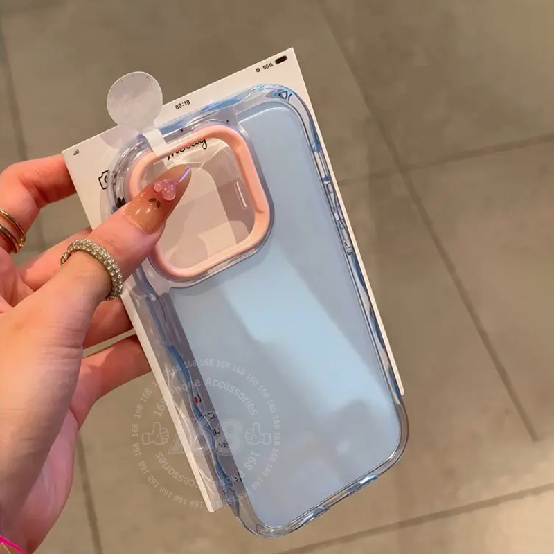 เคส OPPO Reno 15 15F 5G เคส OPPO Reno 15 Pro 5G เคสน่ารักใสสีสันกันกระแทก ขอบนุ่มเป็นลอน ผิวด้านเหมือนฟรอสต์ รู้สึกสดใหม่และเรียบง่าย กันรอยนิ้วมือ
