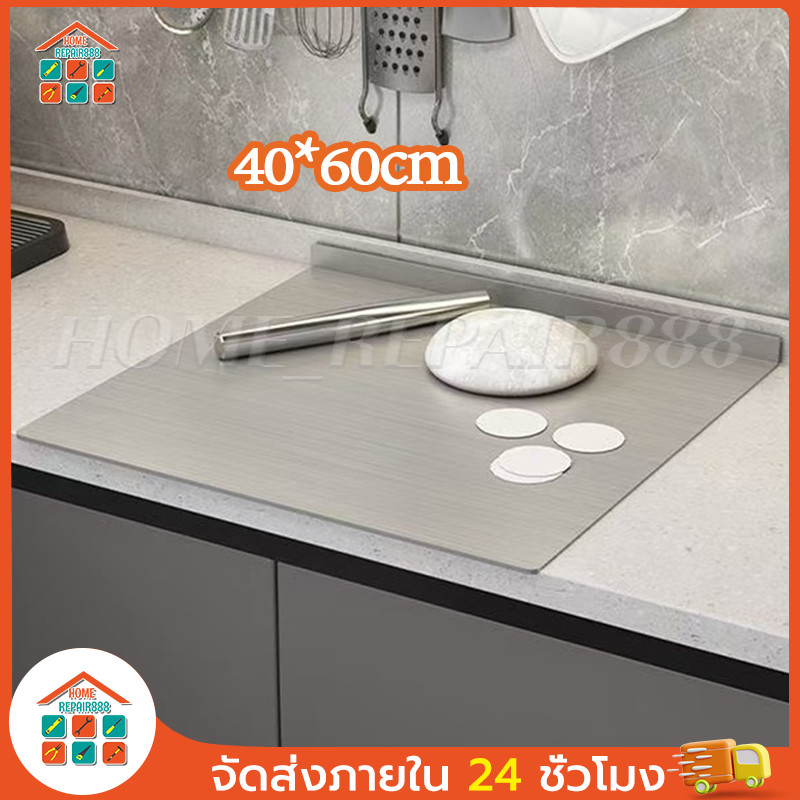 เขียง เขียงพลาสติก สแตนเลส 304 เกรดอาหาร เขียงป้องกันเชื้อรา แห้งไว ไม่เป็นสนิม ไม่เกิดเชื้อรา ใช้ได้สองด้าน
