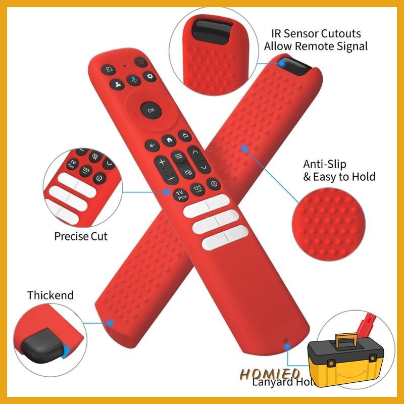 HOMIE0 AntiDrop ซิลิโคนป้องกันกรณีผิวสําหรับ RC813 FMB1 RC923 FMB3 RC902V TV Controller Secures Fit 