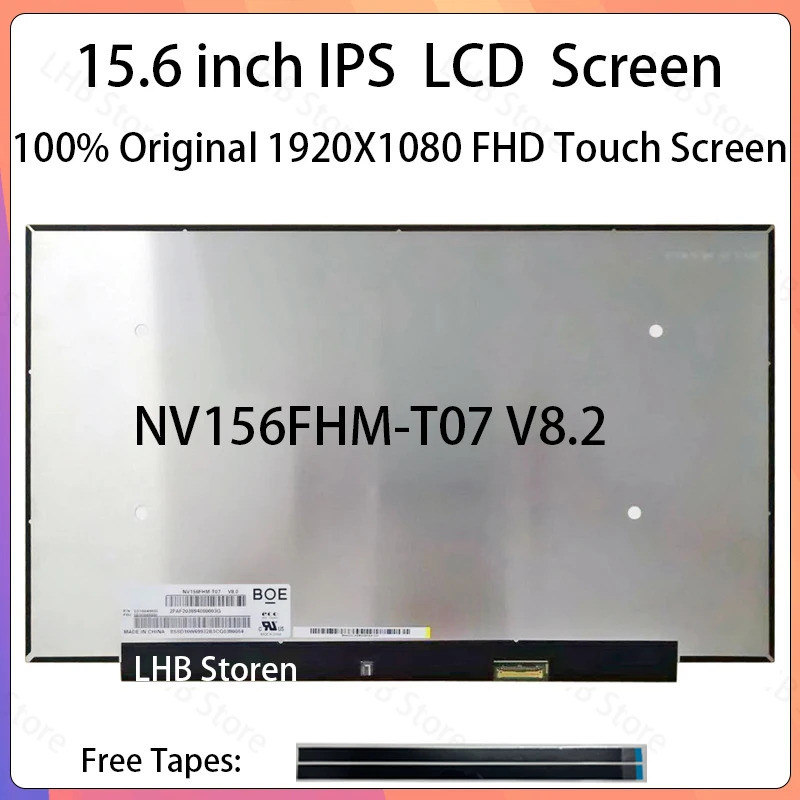 15.6 นิ้วแล็ปท็อปหน้าจอสัมผัส LCD NV156FHM-T07 V8.2 สําหรับ Lenovo ThinkPad E15 Gen 2 จอแสดงผล Matri