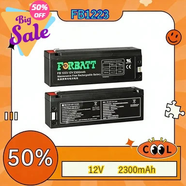 FB1223 FORBATT แบตเตอรี่ตะกั่วกรด 12V 2300mAh จอภาพ Mindray FB 1223 ปราศจากบํารุงรักษา
