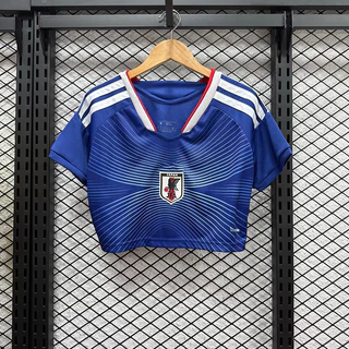 เสื้อครอปฟุตบอลผู้หญิงs World Cup เสื้อกีฬาแขนสั้น