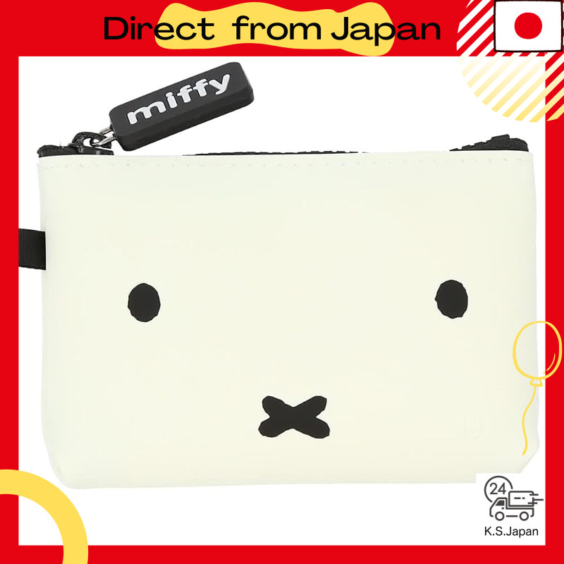 P+G Design NUU-small Miffy White W14.0×H9.5×D2.0(cm) Face White PG-29701