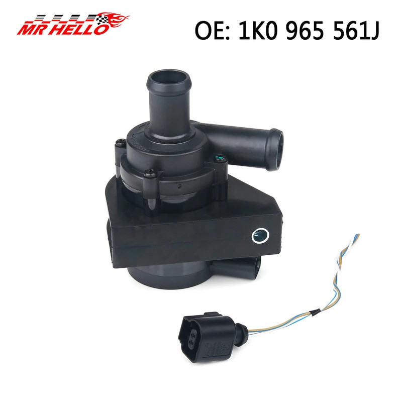 1เค0965561J Cooling ปั๊มน้ํารถอัตโนมัติเพิ่มเติมเสริมไฟฟ้า 12V สําหรับ Jetta Golf CC volkswagen VW P