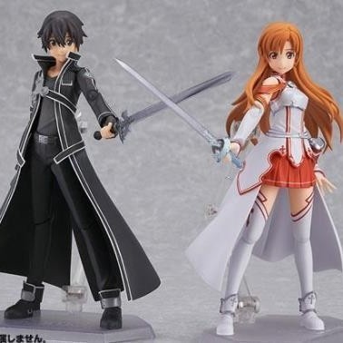 [จัดส่งในวันเดียวกัน] Sword Art Online Asuna Kirito Kiriko Shino Action Figure Doll Decorative Boxed
