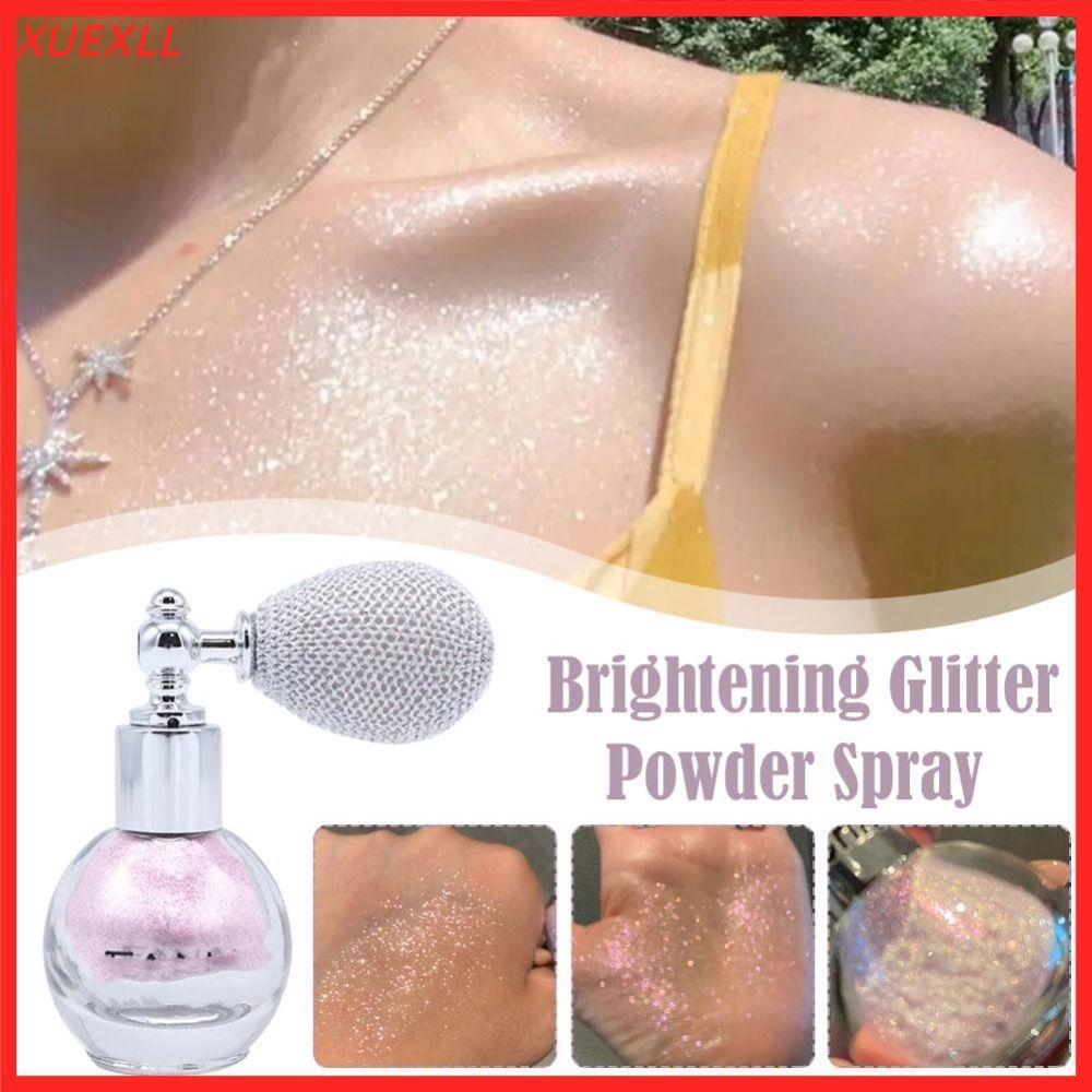 DK2E店⭐⭐ Diamond High Gloss Glitter Spray Fine Shimmer Air Bag Shiny Powder Brightening Fragrance-Inf
