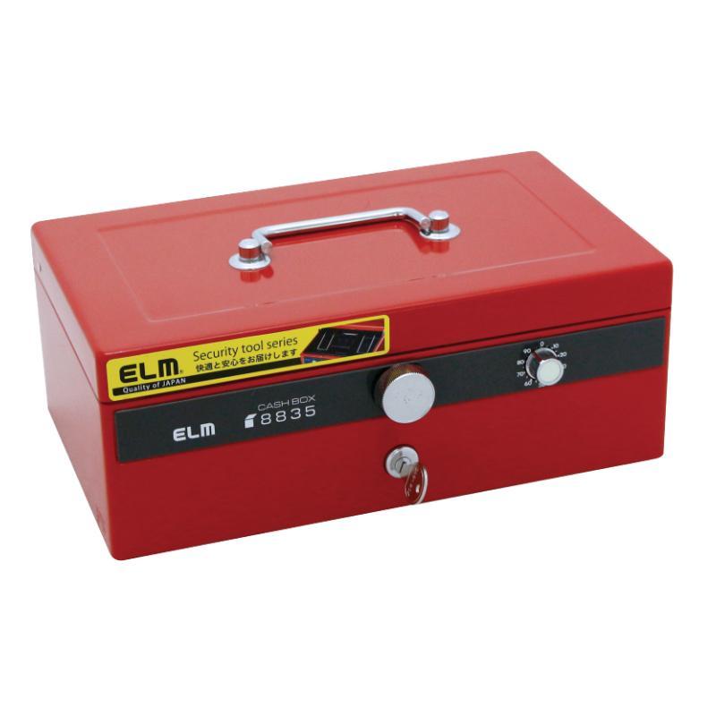ELM ตู้เซฟ กุญแจ/รหัสตายตัว รุ่น 8835 สีแดง