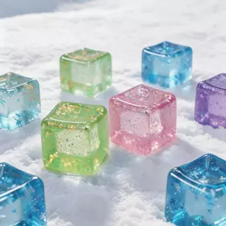 [BRN] ช้า Rebound Maltose Cube บีบของเล่น Ice Cube รูป Anti Stress Dpression ของเล่นสําหรับ Home School ใช้ TH
