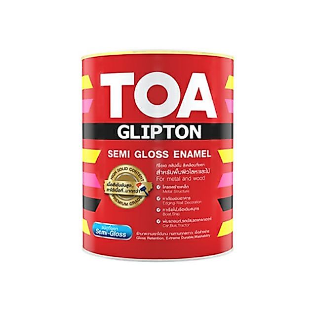 TOA สีน้ำมัน สีดำ  กึ่งเงา SG800 ขนาดแกลลอน