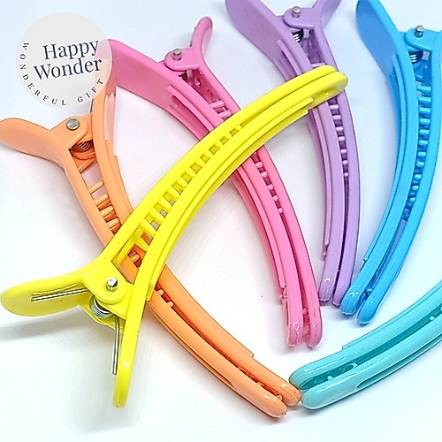 2ชิ้น กิ๊บปากเป็ด กิ๊บหนีบผม หลายสี สีสวย หวาน ติดผมแต่งหน้า