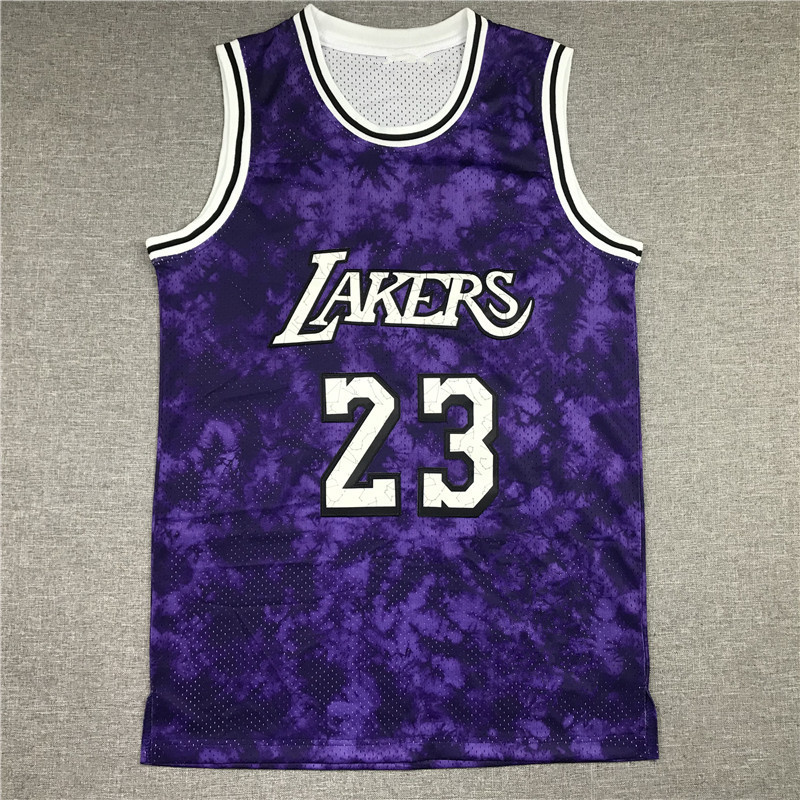 Constellation Edition ชุดบาสเกตบอลปัก LAKERS 23 JAMES LAKERS JAMES constellationJERSEY