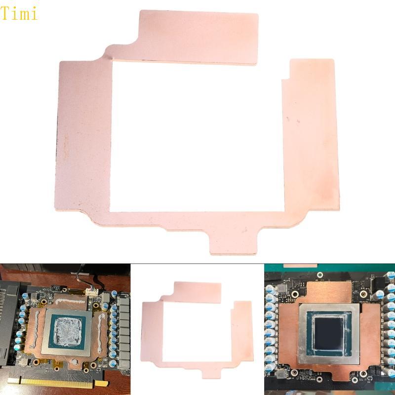 Timi GPU ฮีทซิงค์ทองแดงชุบนิกเกิล RTX 3080ti 3090 3090ti ลง 15-40 องศา