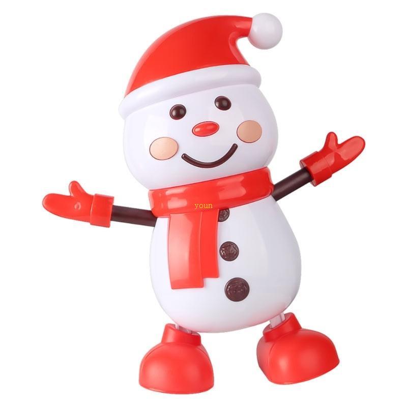 Youn เต้นรํา Snowman พร้อมเพลงและไฟ Interactive Twerking Snowman พร้อมเต้นรํา Agile ย้าย Easy Setup 