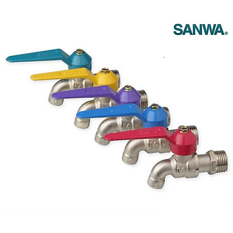 SANWA ก๊อกบอลแฟนซี 1/2 นิ้ว (4หุน) ก๊อกน้ำ ซันวา Fancy Ball Tap 1/2"