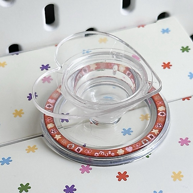 amuse stuff-magnetic griptok print flower ฐานแม่เหล็กสกรีนลาย