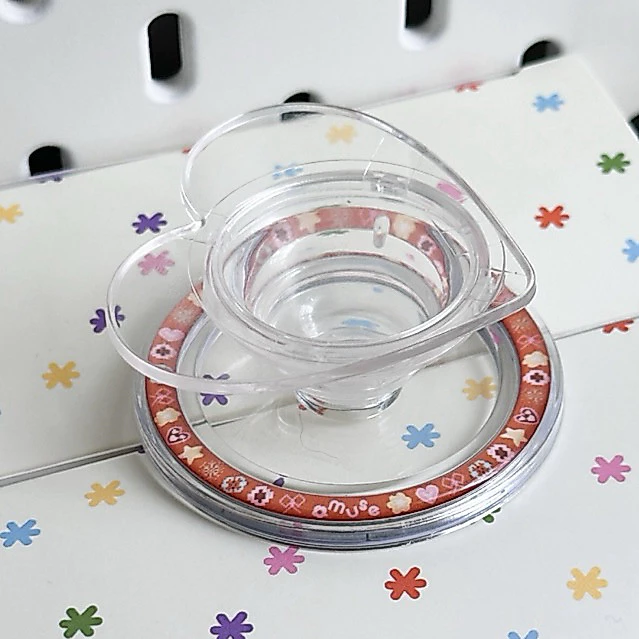 amuse stuff-magnetic griptok print flower ฐานแม่เหล็กสกรีนลาย