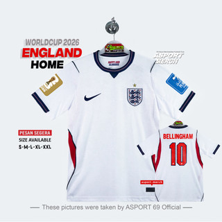 Jersey INGGRIS Home 2026 World Cup - Baju Bola INGGRIS Pildun 2026