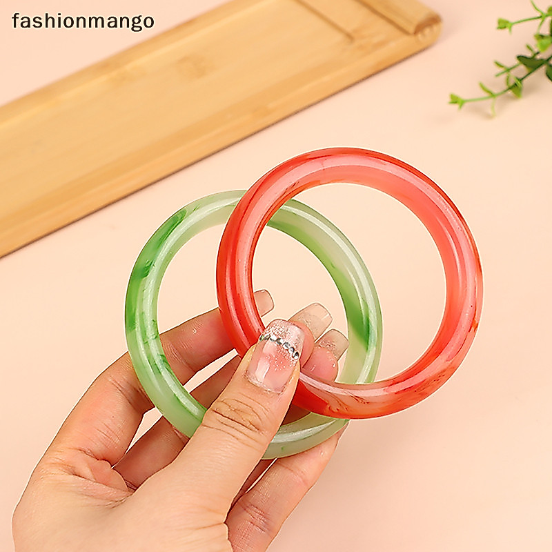 [fashionmango] หยกแท้ ธรรมชาติ สีเขียว หยก สร้อยข้อมือ กําไลข้อมือ สําหรับผู้หญิง ของขวัญ แฟน ใหม่ พร้อมส่ง