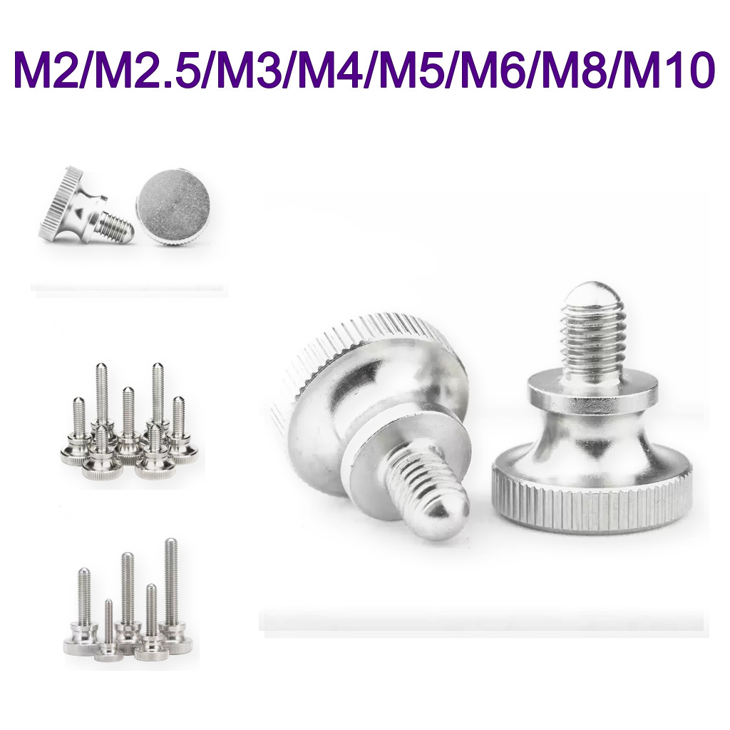 สกรู หัวแบน M2-M10 สแตนเลส 304 แข็งแรง กันสนิม (1-5pcs) LXZ-TH1