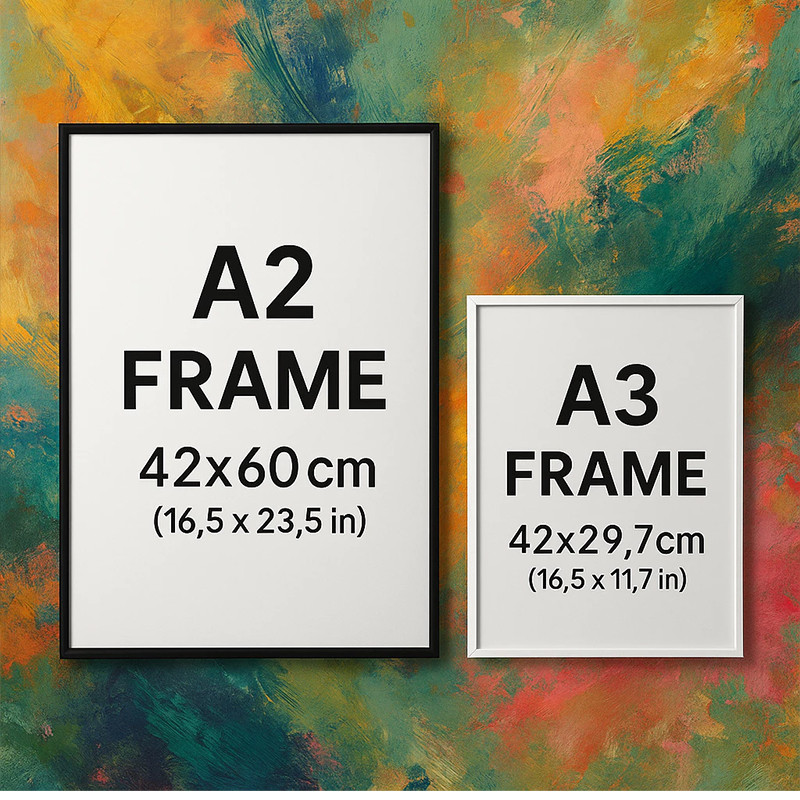 กรอบโปสเตอร์ A2 แบบสไลด์ เปลี่ยนภาพได้ ไม่ต้องถอด กรอบติดผนั
