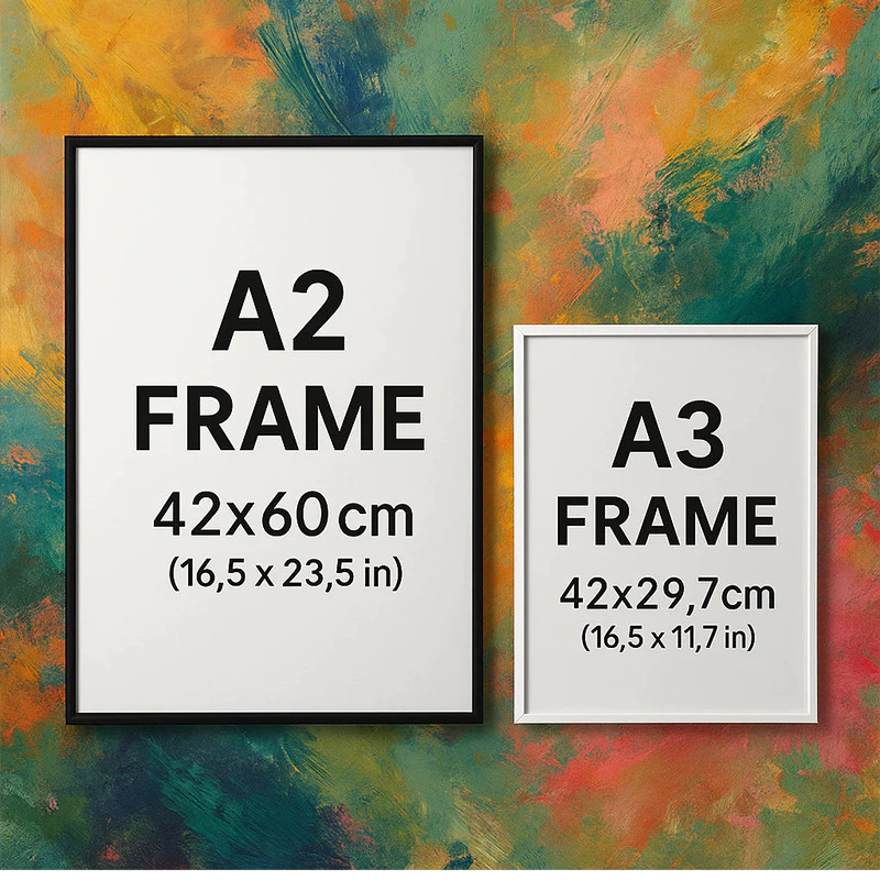 กรอบโปสเตอร์ A2 แบบสไลด์ เปลี่ยนภาพได้ ไม่ต้องถอด กรอบติดผนังไม่ต้องเจาะ ขอบบาง ใช้โชว์ป้ายประกาศ โฆษณา ขนาด 42x59.4 ซม