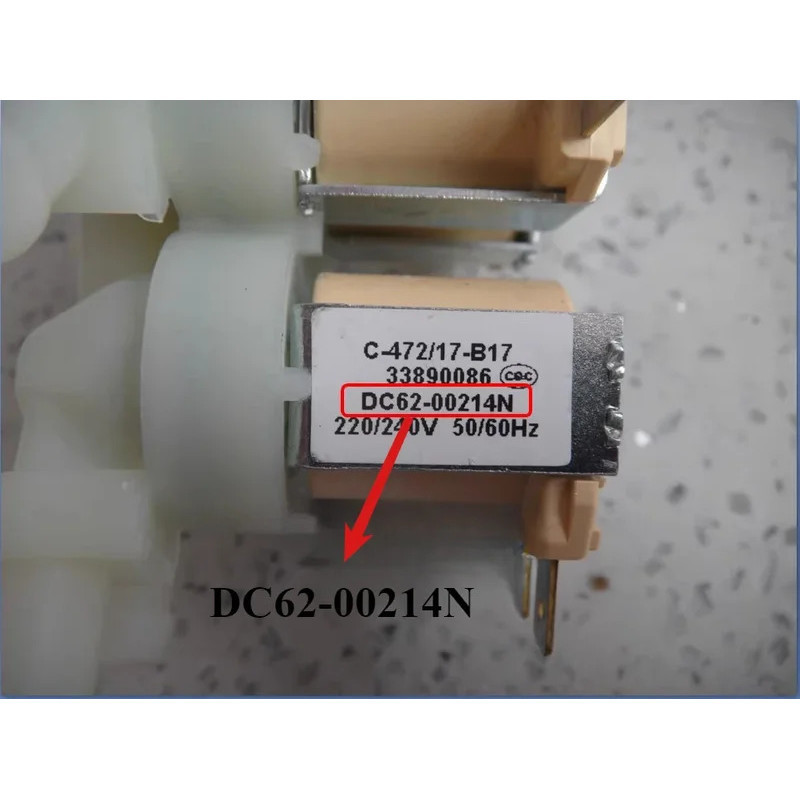 1 ชิ้นสําหรับ Samsung เครื่องซักผ้าวาล์วน้ําเข้า DC62-00214N WD90K6410OW WD80J6410AW WD90N64FOOX