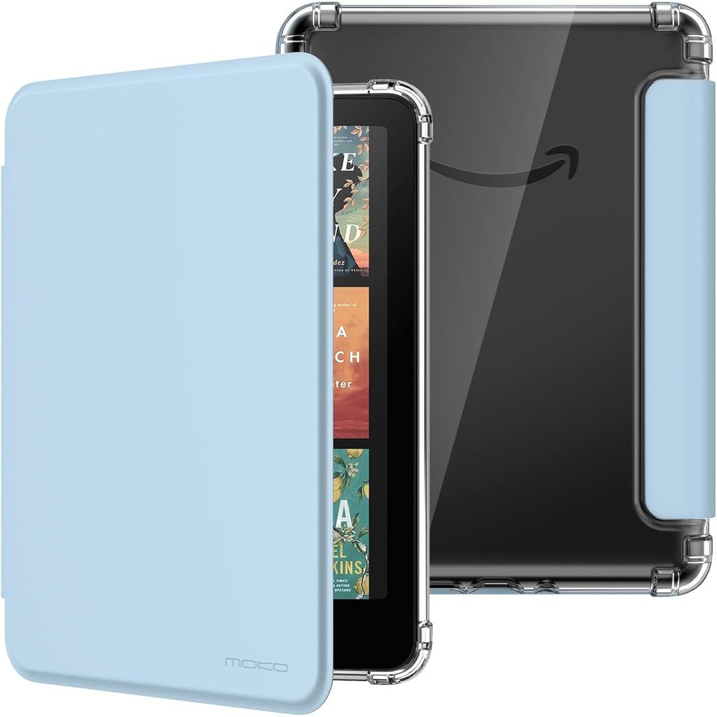 MoKo Ultra Clear Soft TPU & PU Thin Smart Case Shell สําหรับ 7" Kindle Paperwhite &Kindle Paperwhite