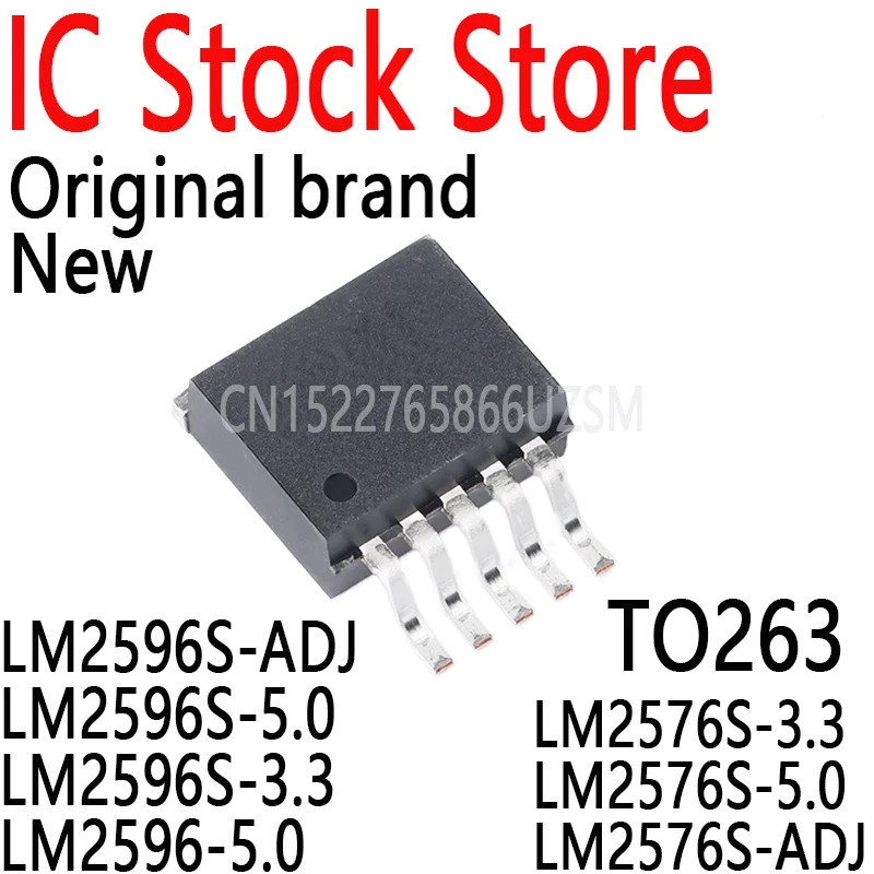 5PCS LM2596-ADJ LM2596-3.3 LM2596S-ADJ LM2596S-5.0 LM2596S-3.3 LM2596-5.0 LM2576S-3.3 LM2576S-5.0 รา
