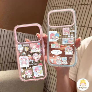 เคสโทรศัพท์การ์ตูนน่ารักเมโลดี้ เคสไอโฟน 17 16 สำหรับ iPhone 15 12 17 13 11 16 14 Pro Max 17AIR 16 15 14 Plus
