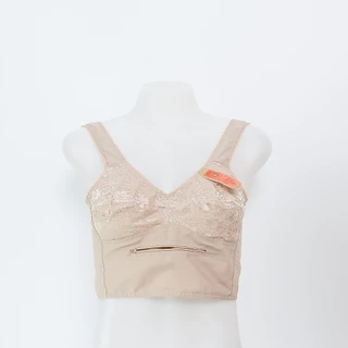 เสื้อชั้นในผู้สูงอายุ (มีซิป) ทรงเต็มตัว เก็บเงินได้ ปลอดภัย Made in Thailand
