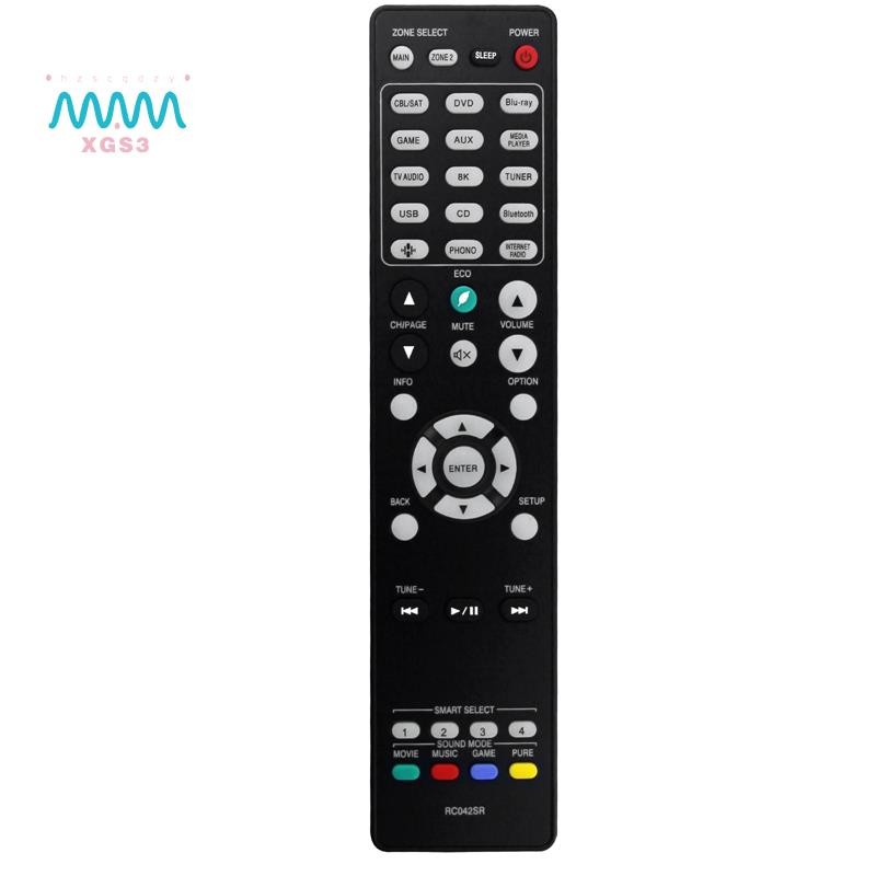 RC042SR รีโมทคอนโทรลพลาสติกสําหรับ 4K UHD Ultra HD AV ตัวรับสัญญาณระยะไกล SR6015 NR1711 SR5015 SR501